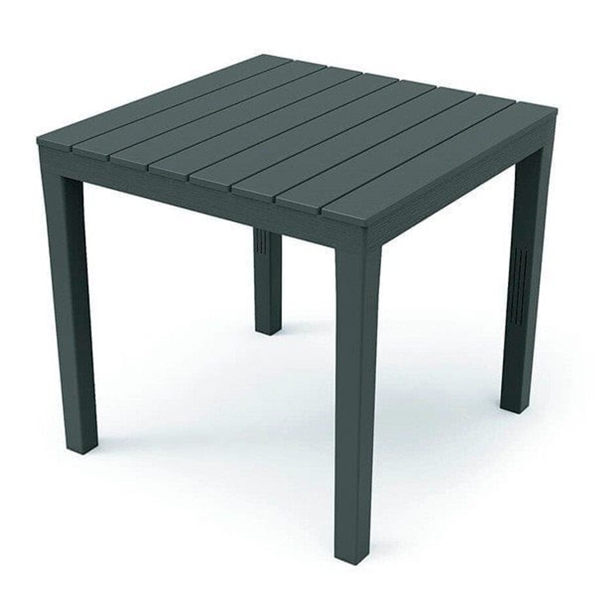 Mesa de jardín bali resina cuadrada antracita