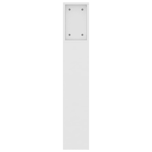 Cabeceira com arrumação acessório de cama mesa de cabeceira prateleira 160 x 18,5 x 104,5 cm MDF branco TDL0200106