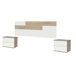 Conjunto dormitorio Erika cabecero y 2 mesitas melamina Conjunto dormitorio Erika cabecero y 2 mesitas melamina Multicolor