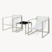 Conjunto de muebles de jardín Karg mesa + 2 sillones casa.pro Conjunto de muebles de jardín Karg mesa + 2 sillones casa.pro Beige