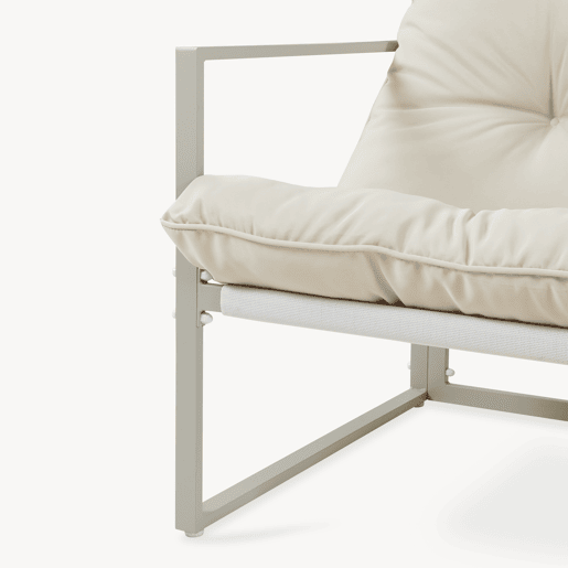 Conjunto de mobiliário de jardim Karg mesa + poltronas Bege casa.pro Conjunto de mobiliário de jardim Karg mesa + poltronas Bege casa.pro