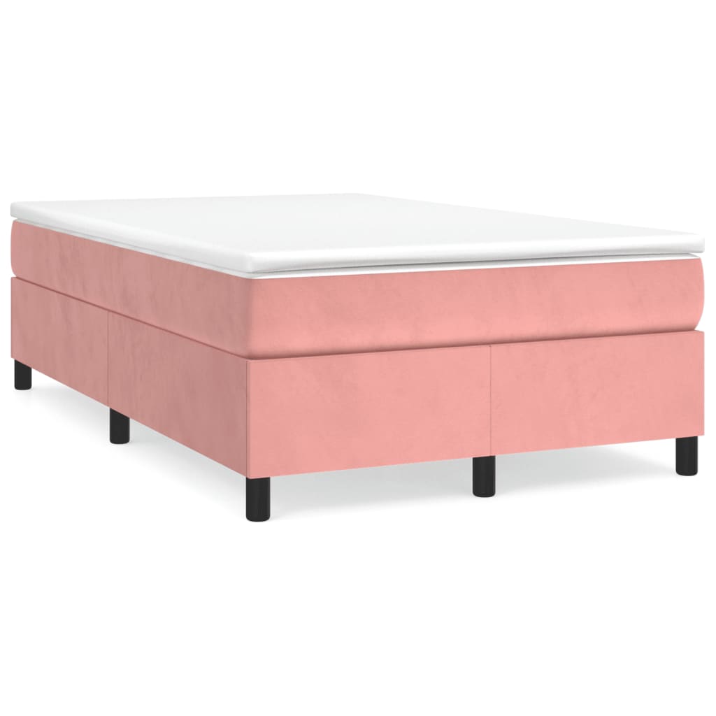 Estructura De Cama 120x203 Rosa