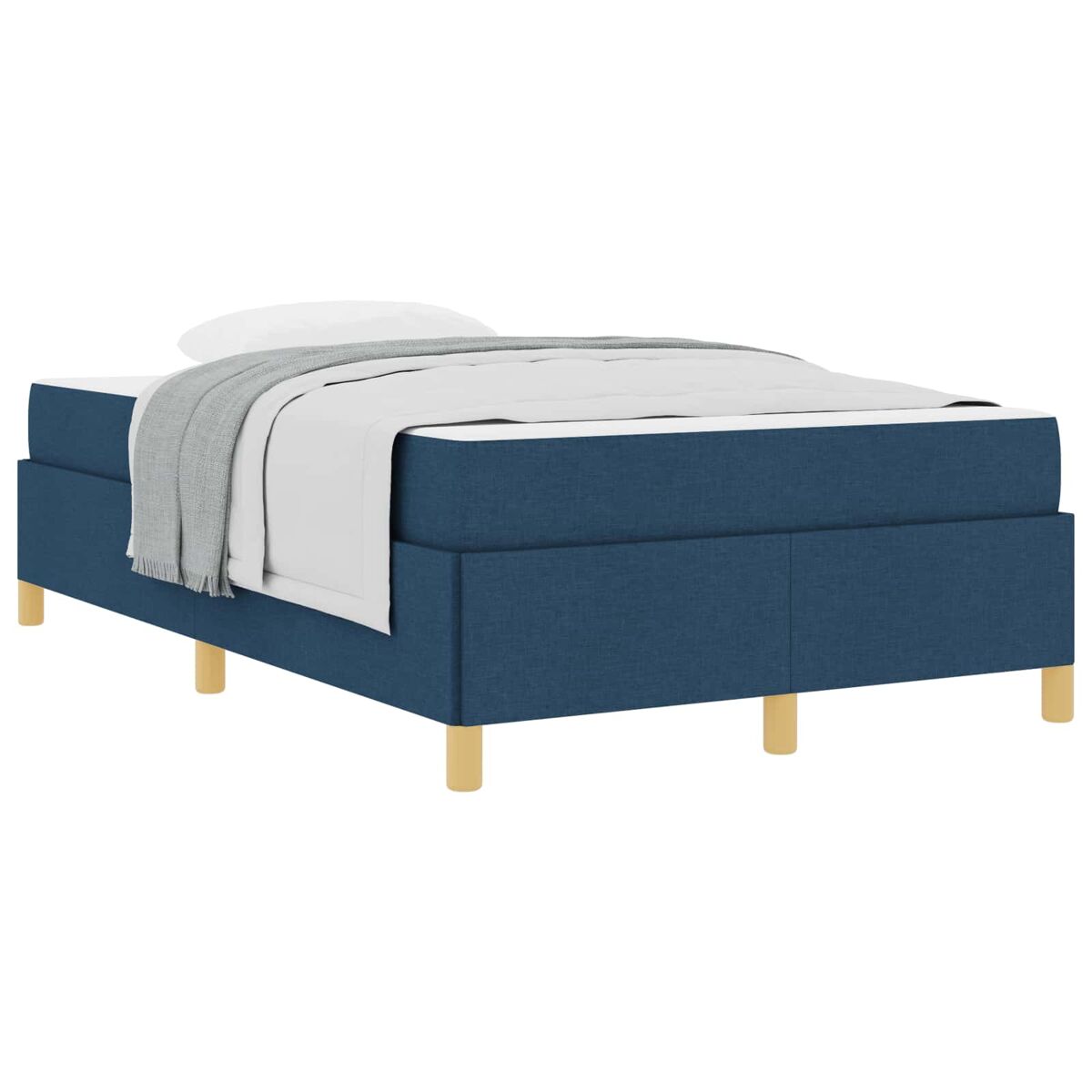 Estructura De Cama 120x203 Azul