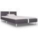 Estructura de cama individual para adultos 95x211 Estructura de cama individual para adultos 95x211 Gris