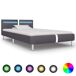 Estructura de cama individual para adultos 95x211 Estructura de cama individual para adultos 95x211 Gris