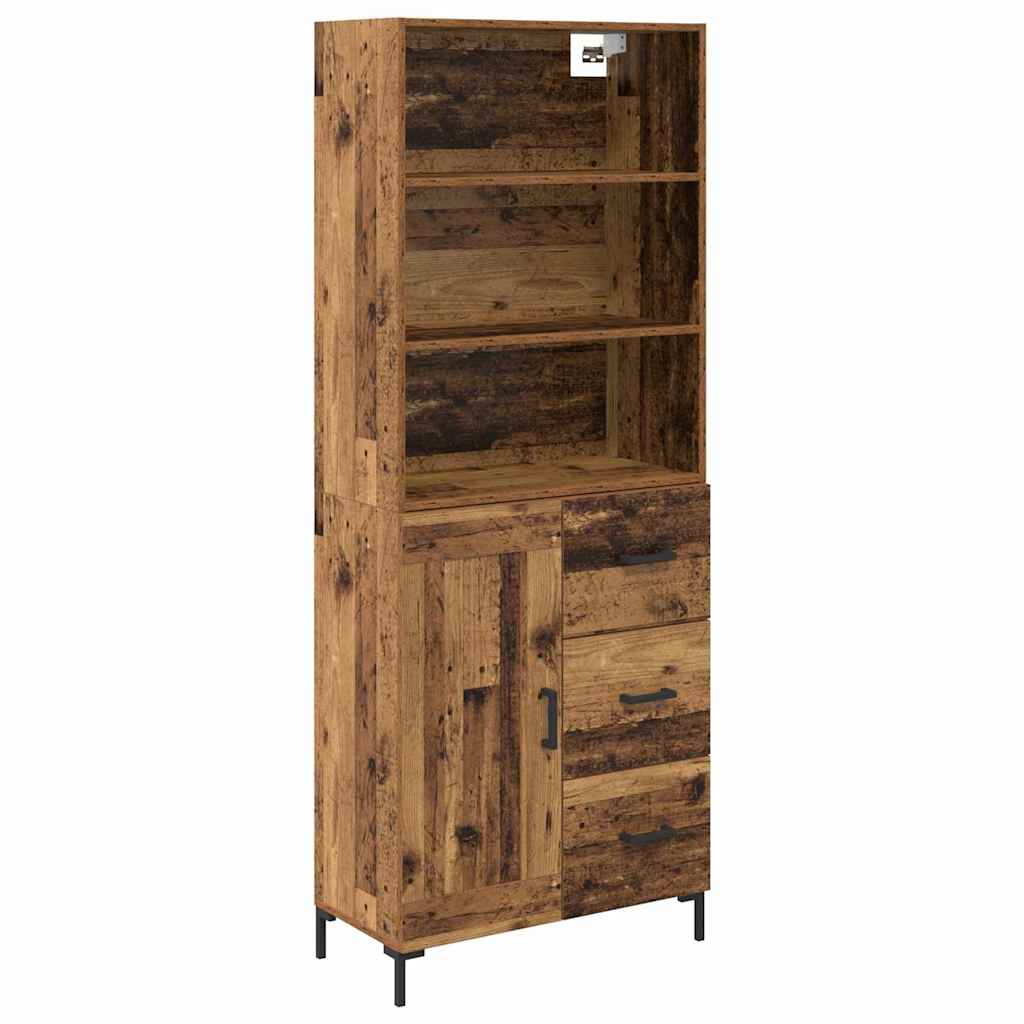 Aparador alto - Mueble de almacenamiento 69 Madera