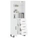 Aparador alto - Mueble de almacenamiento 69 Aparador alto - Mueble de almacenamiento 69 Blanco