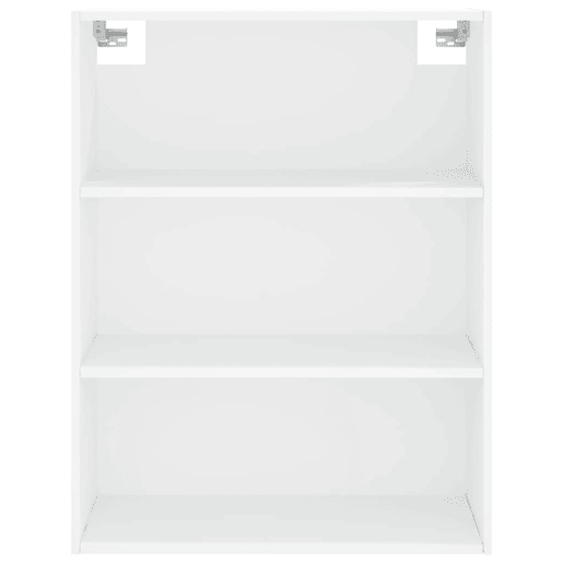 Armário alto - Bufete - Móvel de apoio 69,5x34x180 cm derivados de madeira branco pt635