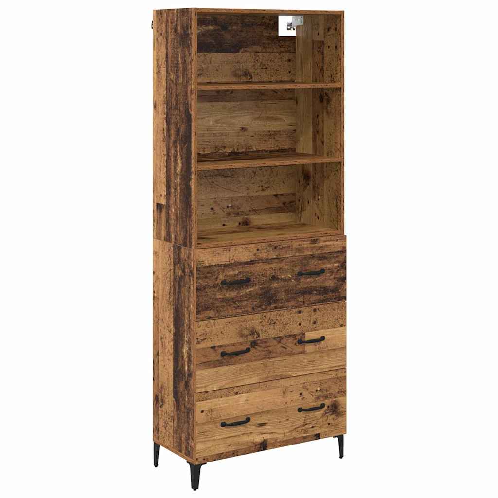 Aparador alto - Mueble de almacenamiento 69 Madera