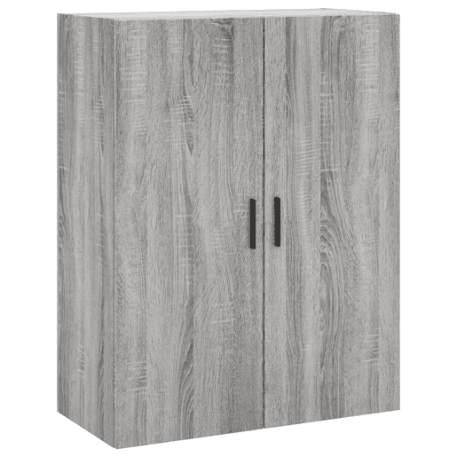 Armário alto - Bufete - Móvel de apoio 69,5x34x180 cm derivados de madeira sonoma cinza pt1086