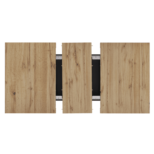 Mesa extensÃvel 110x80x75 cm - Aumento até 140 cm - Para 6 pessoas - Madeira natural Mesa extensÃvel 110x80x75 cm - Aumento até 140 cm - Para 6 pessoas - Madeira natural