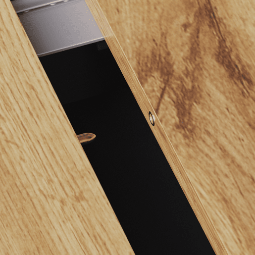 Mesa extensÃvel 110x80x75 cm - Aumento até 140 cm - Para 6 pessoas - Madeira natural Mesa extensÃvel 110x80x75 cm - Aumento até 140 cm - Para 6 pessoas - Madeira natural