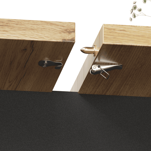 Mesa extensÃvel 110x80x75 cm - Aumento até 140 cm - Para 6 pessoas - Madeira natural Mesa extensÃvel 110x80x75 cm - Aumento até 140 cm - Para 6 pessoas - Madeira natural