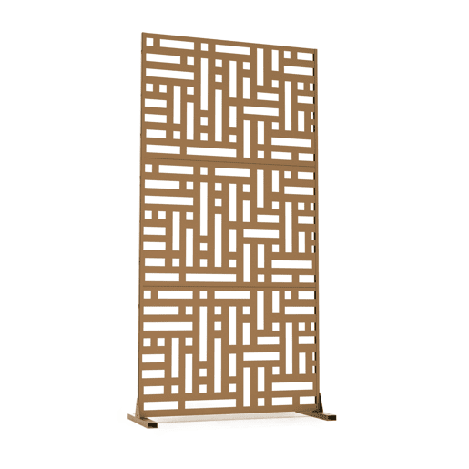 Parede divisória Bernalda aço 180x90cm Castanho casa.pro Parede divisória Bernalda aço 180x90cm Castanho casa.pro