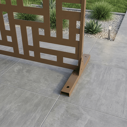 Parede divisória Bernalda aço 180x90cm Castanho casa.pro Parede divisória Bernalda aço 180x90cm Castanho casa.pro