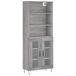 Aparador alto - Mueble de almacenamiento 2 pcs 69 Aparador alto - Mueble de almacenamiento 2 pcs 69 Blanco