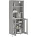 Aparador alto - Mueble de almacenamiento 2 pcs 69 Aparador alto - Mueble de almacenamiento 2 pcs 69 Blanco