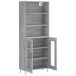 Aparador alto - Mueble de almacenamiento 2 pcs 69 Aparador alto - Mueble de almacenamiento 2 pcs 69 Blanco