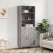 Aparador alto - Mueble de almacenamiento 69 Aparador alto - Mueble de almacenamiento 69 Roble/ Gris