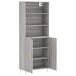 Aparador alto - Mueble de almacenamiento 69 Aparador alto - Mueble de almacenamiento 69 Roble/ Gris