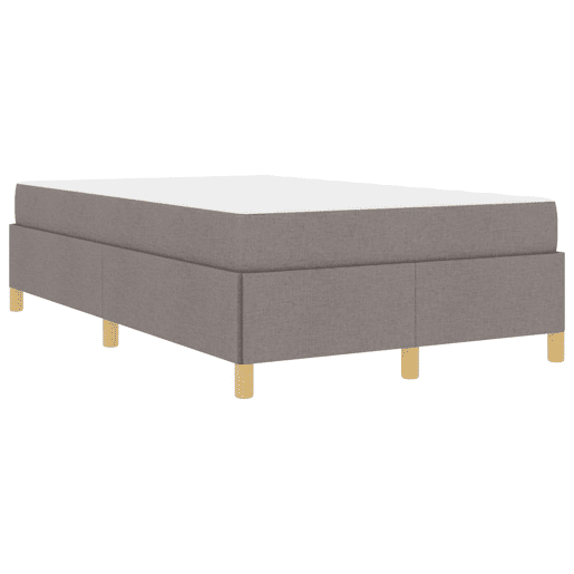 Estrutura De Cama De Casal Cinzento-acastanhado 120 x 200 cm tecido