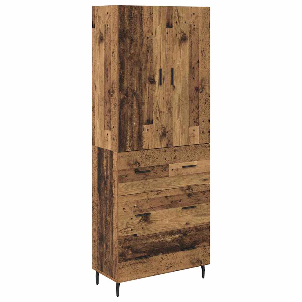Aparador alto - Mueble de almacenamiento 69 Madera