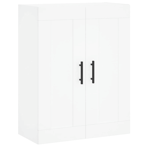 Armário alto - Bufete - Móvel de apoio 69,5x34x180 cm derivados de madeira branco pt726 Armário alto - Bufete - Móvel de apoio 69,5x34x180 cm derivados de madeira branco pt726