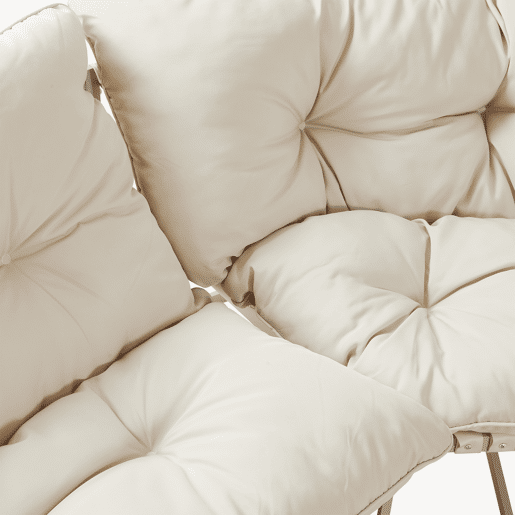 Conjunto de mobiliário de jardim Karg mesa + sofá Bege Rotim casa.pro Conjunto de mobiliário de jardim Karg mesa + sofá Bege Rotim casa.pro