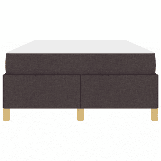 Estrutura da Cama de casal moderno com colchão Marrom Escuro 120 x 200 cm tecido
