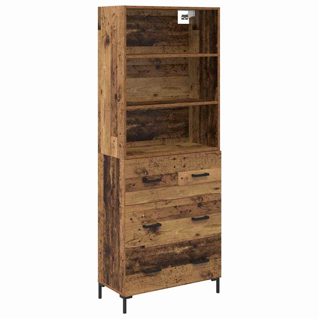 Aparador alto - Mueble de almacenamiento 69 Madera