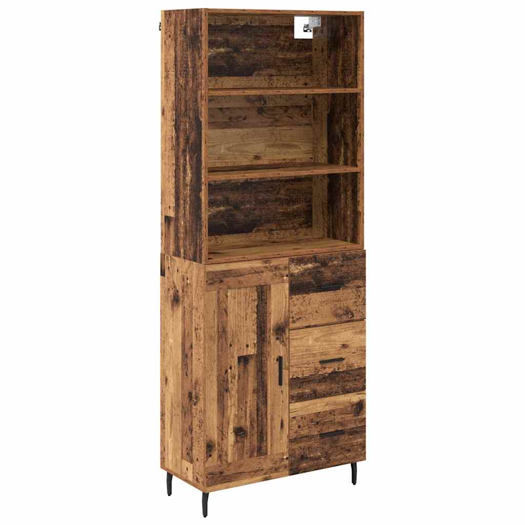 Aparador alto - Mueble de almacenamiento 69 Madera