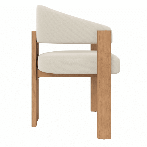 Cadeira de jantar ergonómica (2 unidades) u2013 estofada, pés de ferro resistentes, design em madeira u2013 Bege, Natural Cadeira de jantar ergonómica (2 unidades) u2013 estofada, pés de ferro resistentes, design em madeira u2013 Bege, Natural