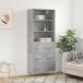Aparador alto - Mueble de almacenamiento 69 Aparador alto - Mueble de almacenamiento 69 Gris