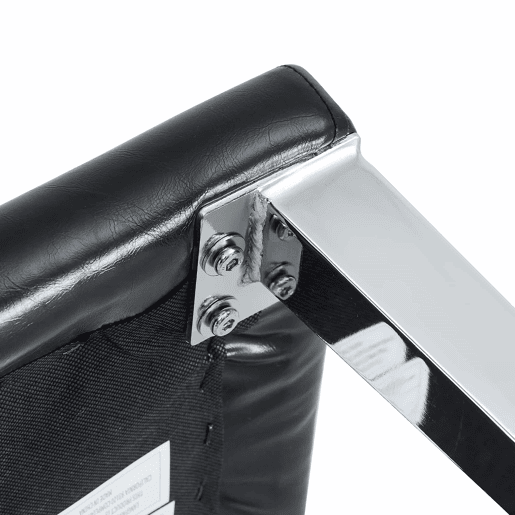 Conjunto de 2 cadeiras de jantar - design minimalista em couro sintético PU com pernas metálicas - preto e prateado