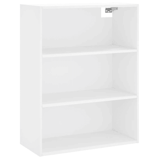 Armário alto - Bufete - Móvel de apoio 69,5x34x180 cm derivados de madeira branco pt630