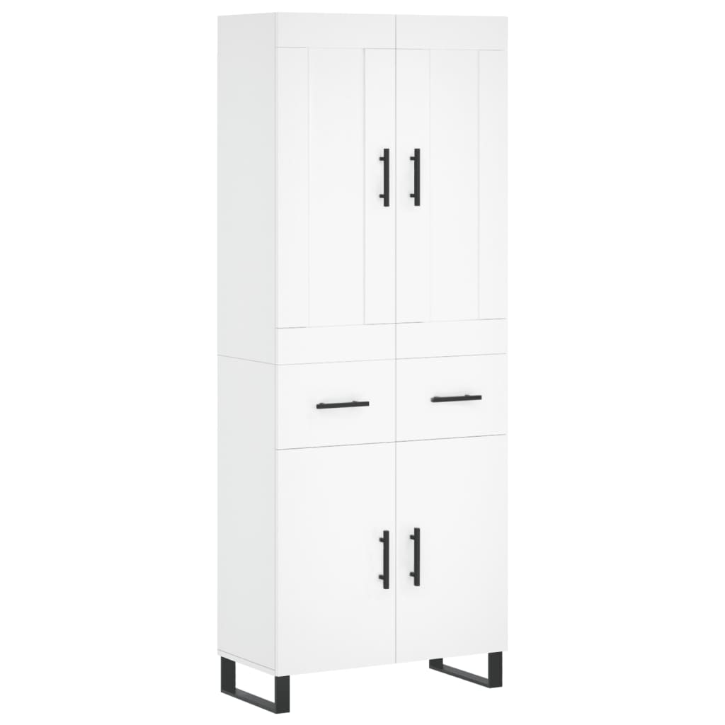 Aparador alto - Mueble de almacenamiento 69 Blanco