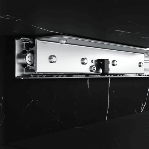 Mesa extensível 110x80x76 cm - Para sala de jantar e cozinha - Extensível até 140 cm - Preto