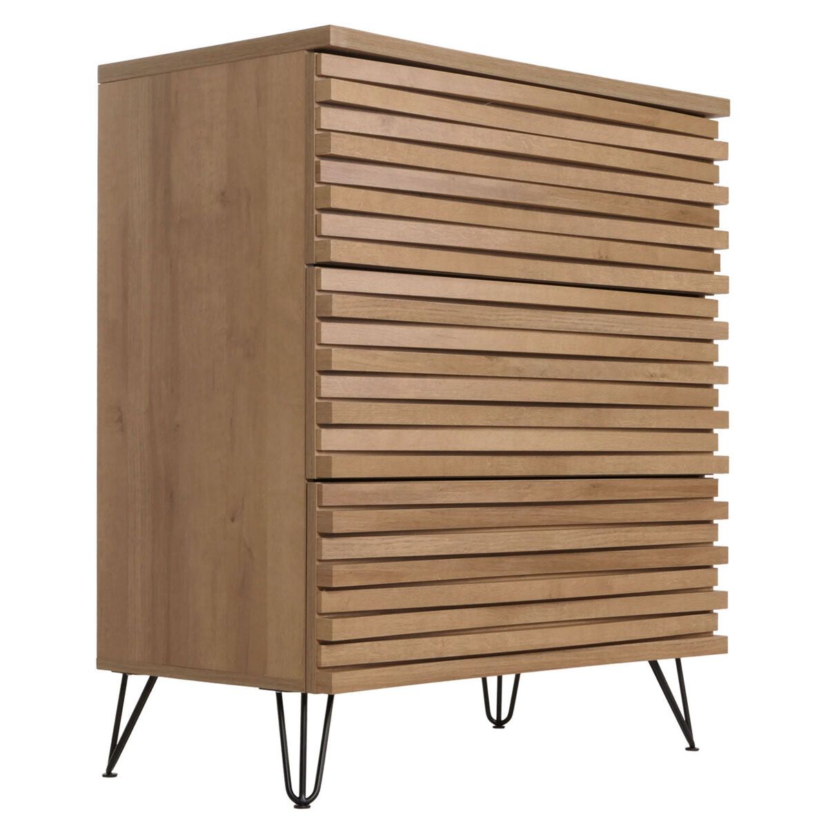 Cómoda/aparador de diseño 3D con 3 cajones madera maciza
