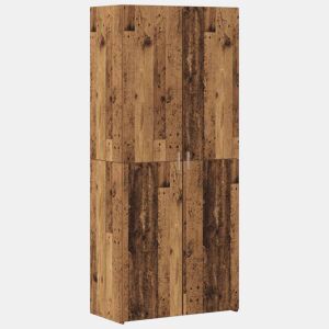 Aparador - Bufete - Móvel de apoio 2 pcs Madeira antiga 80 x 42 x 185 cm pt175