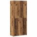 Aparador alto - Mueble de almacenamiento 2 pcs 80 Aparador alto - Mueble de almacenamiento 2 pcs 80 Madera
