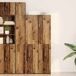 Aparador alto - Mueble de almacenamiento 2 pcs 80 Aparador alto - Mueble de almacenamiento 2 pcs 80 Madera