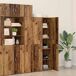 Aparador alto - Mueble de almacenamiento 2 pcs 80 Aparador alto - Mueble de almacenamiento 2 pcs 80 Madera