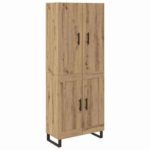Aparador - Bufete - Móvel de apoio 2 pcs Carvalho Artesanal 69,5 x 34 x 180 cm pt200