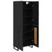 Aparador alto - Mueble de almacenamiento 2 pcs 69 Aparador alto - Mueble de almacenamiento 2 pcs 69 Negro