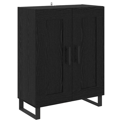 Aparador - Bufete - Móvel de apoio 2 pcs Carvalho Preto 69,5 x 34 x 180 cm pt256