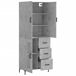 Aparador alto - Mueble de almacenamiento 69 Aparador alto - Mueble de almacenamiento 69 Gris