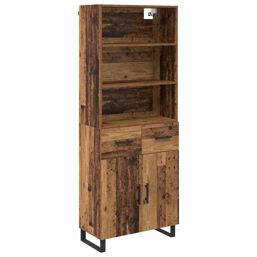 Aparador alto - Mueble de almacenamiento 69 Madera