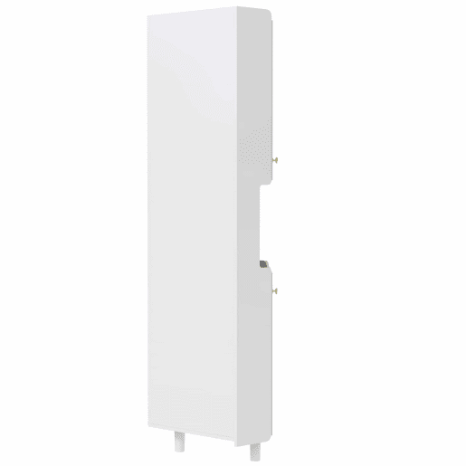 Armário de canto com iluminação LED - multifuncional, acabamento lacado, MDF, para sala de estar, quarto, casa de banho, sala de jantar - Branco Armário de canto com iluminação LED - multifuncional, acabamento lacado, MDF, para sala de estar, quarto, casa de banho, sala de jantar - Branco