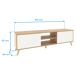 Conjunto salón comedor Oslo: mueble TV, aparador, librería Conjunto salón comedor Oslo: mueble TV, aparador, librería Multicolor