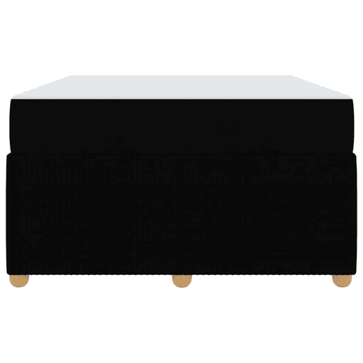 Estrutura da Cama de casal moderno com colchão Preto 120 x 200 cm tecido
